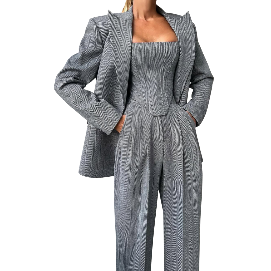 Dolce™ – Conjunto de Blazer de Tres Piezas