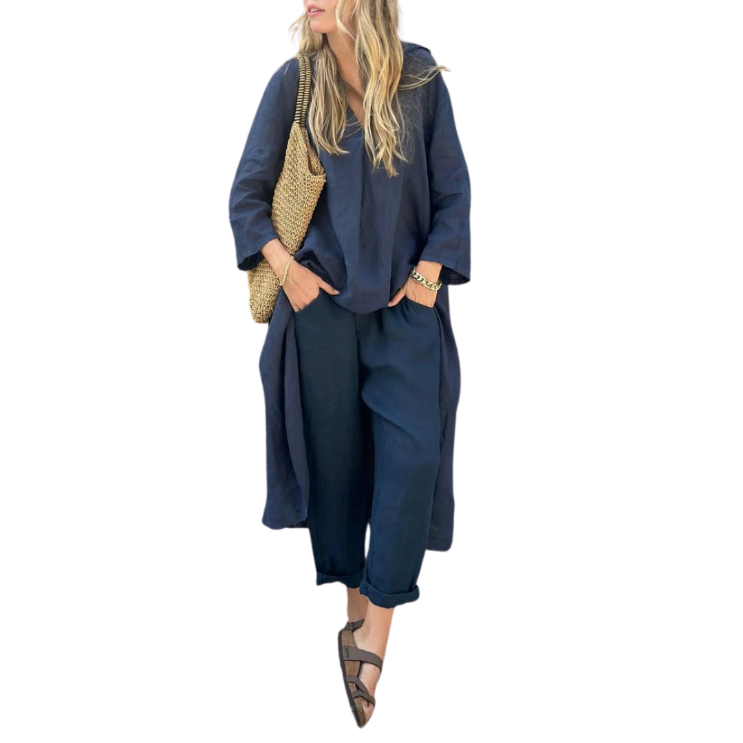 ELENA™ | Conjunto Chic de Dos Piezas con Elegancia Sin Esfuerzo y Estilo Versátil
